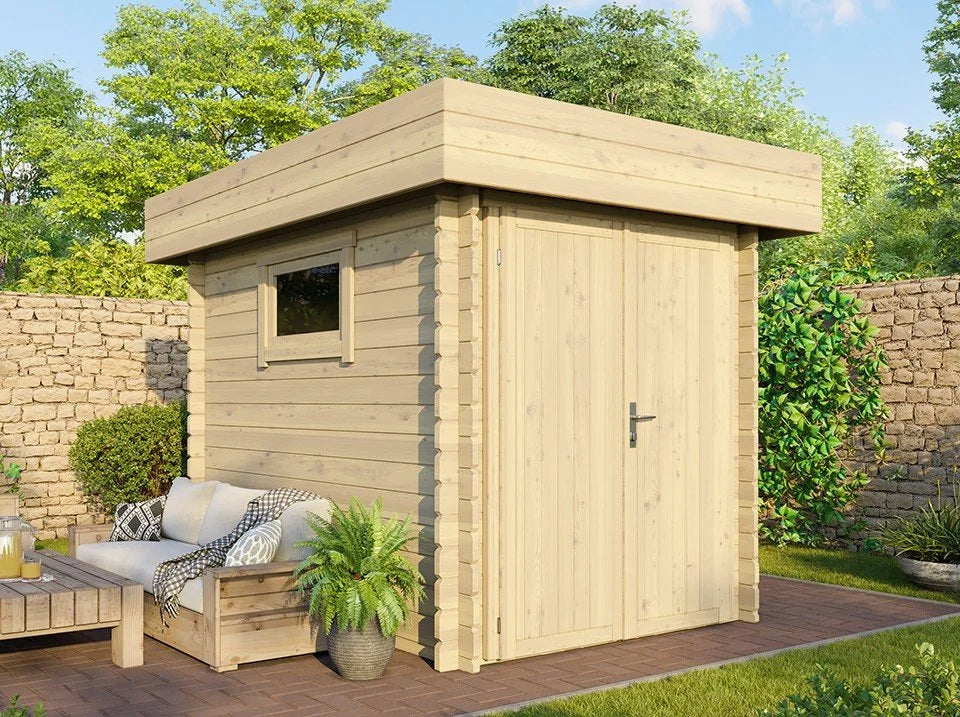 Abri moto ROVETO 4,7m² – 28mm - Neuf - DESTOCKAGE