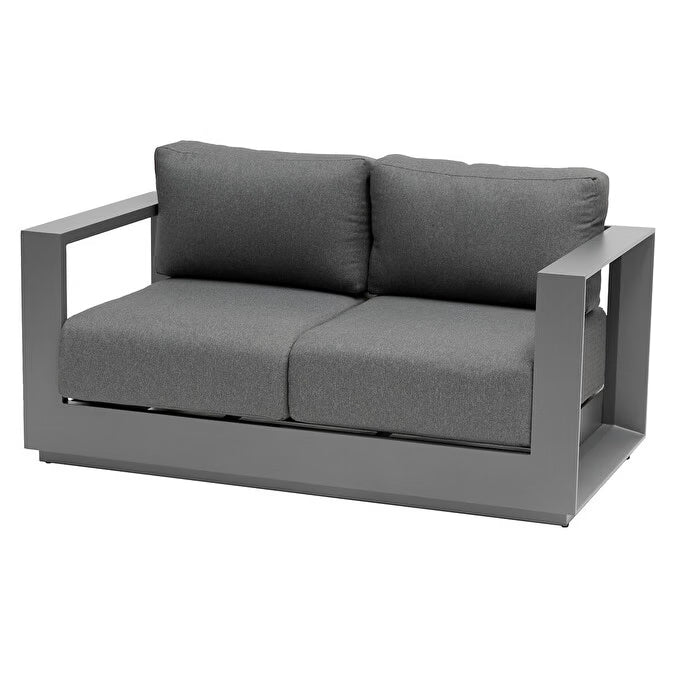 Canapé de jardin ALLURE Graphite & Gris zebrano