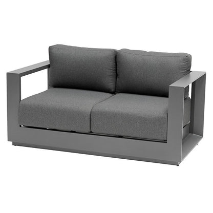 Canapé de jardin ALLURE Graphite & Gris zebrano