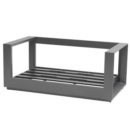 Canapé de jardin ALLURE Graphite & Gris zebrano