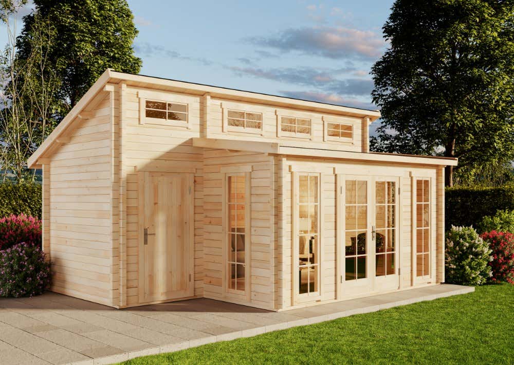 Chalet de jardin Landes ISO avec annexe