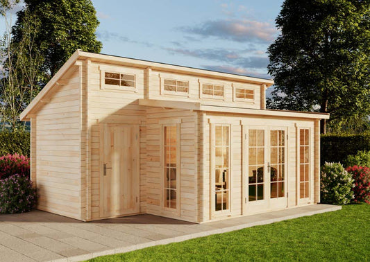 Chalet de jardin Landes ISO avec annexe
