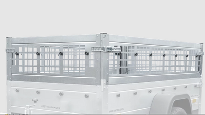 Top remorque garden trailer 200 kipp avec rehausses grillagées et roue jockey – Neuve – DESTOCKAGE