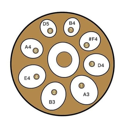 HANDPAN 17 NOTES