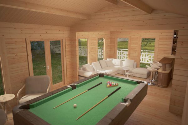 STUDIO DE JARDIN EN KIT « HANSA F » 26M² | 70MM