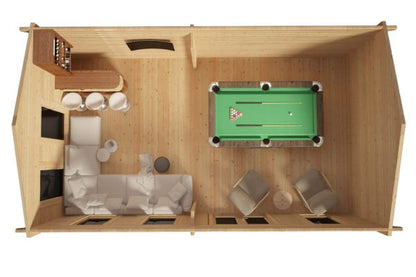 STUDIO DE JARDIN EN KIT « HANSA F » 26M² | 70MM