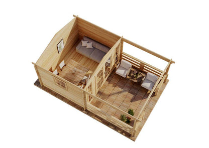 Chalet de jardin Laponie-40 B