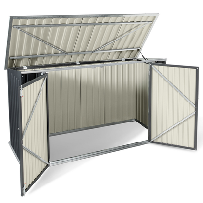 ABRI DE JARDIN EN MÉTAL VERROUILLABLE – Neuf – DESTOCKAGE