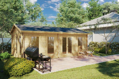 STUDIO DE JARDIN EN KIT « HANSA F » 26M² | 70MM